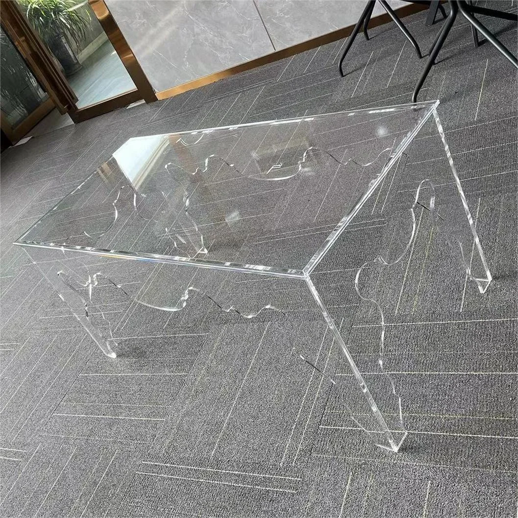 Акриловый стол в современном стиле прозрачный акриловый боковой для украшения