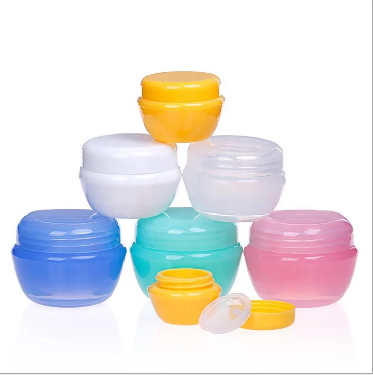 Прозрачные пластиковые косметические банки 2 г, 3 г, 5 г, 10 г, 20 г, 30 г, Пустые контейнеры для образцов крема для глаз