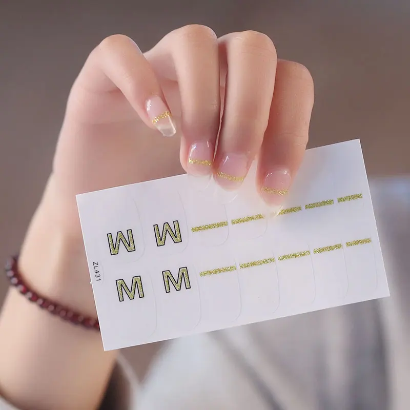 HuiZi wraps supplies Art 3D flag design nail sticker