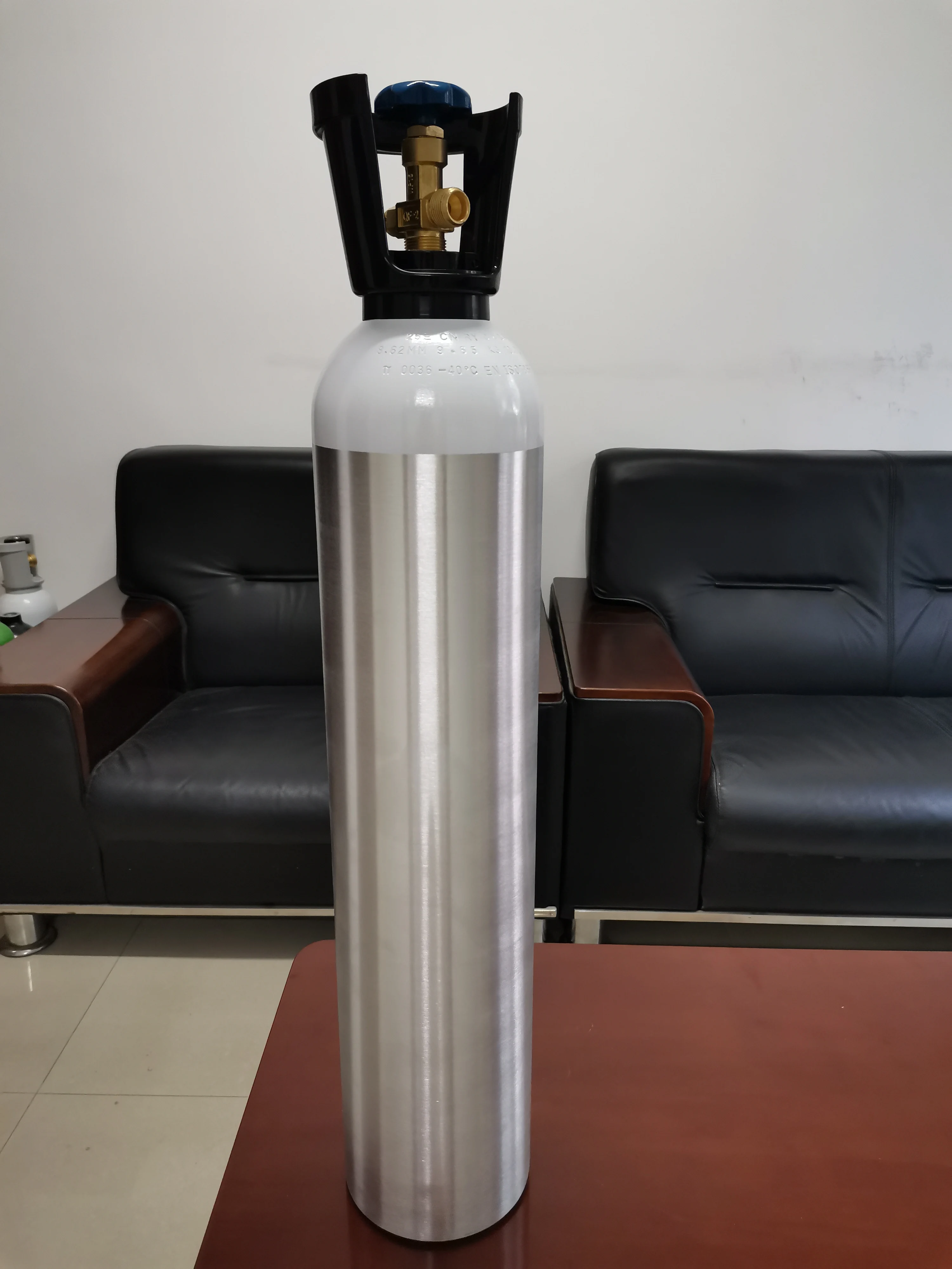 250bar Aluminum 10L CO2 Oxygen Cylinder