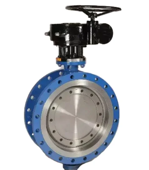 hot selling factory manufacture butterfly valve stainless steel double eccentric flange soft seal butterfly valve