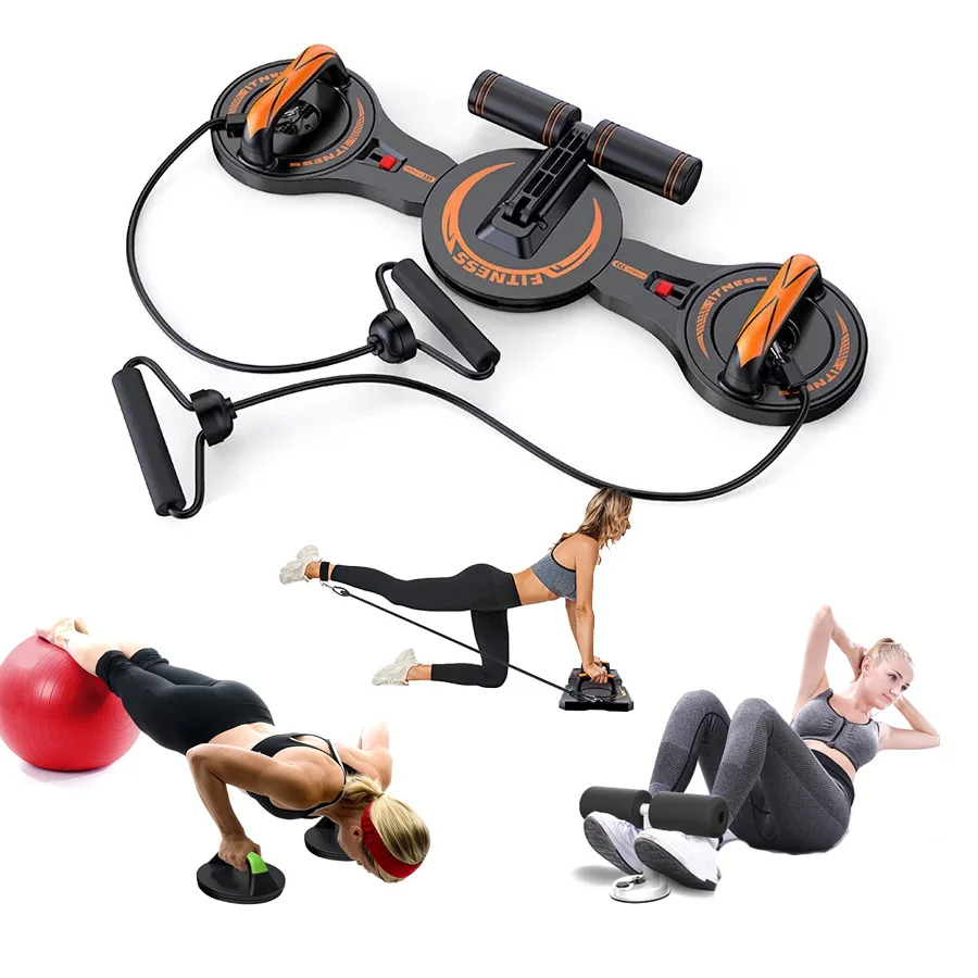 Домашняя и офисная оснащение для фитнеса многофункциональная тренировочная доска с эффектом пуш-ап сидячая штанга набор ручек эластичными лентами