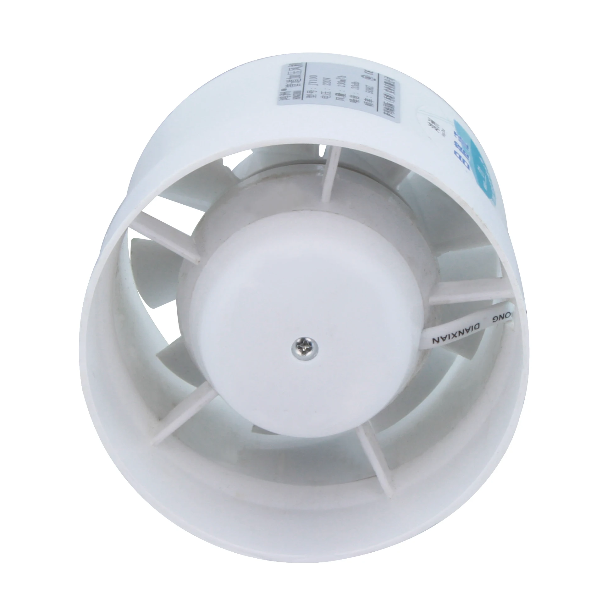 
Hotels Building Material Shops Pipe Exhaust Fan Plastic Axial Fan China Inline Fan Silent 