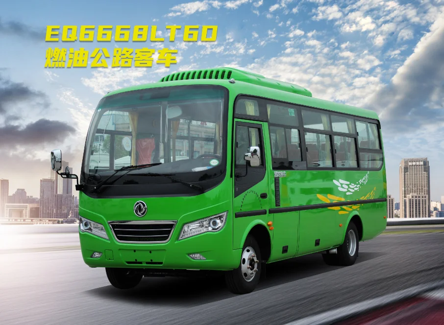 DONGFENG Chaolong 25 Passengers 6.6m Diesel Powered Rural and Urban Commute Tourism Passenger Bus on Sale!