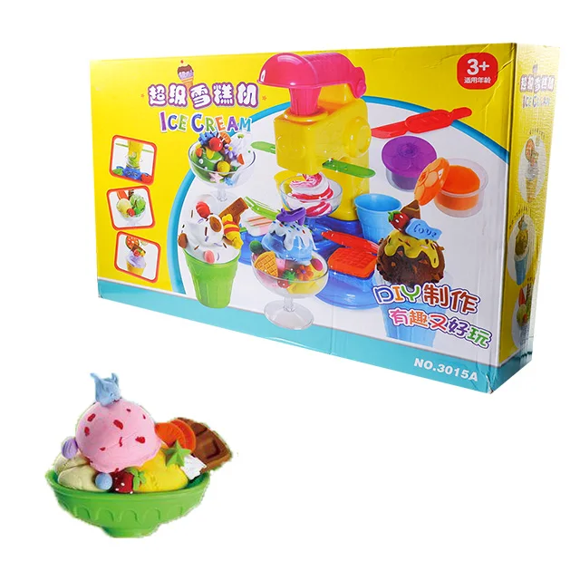 Kids Toys modeling clay Ice Cream Making Machine slime glue Playdough Set poopsie slime surprise unicorn