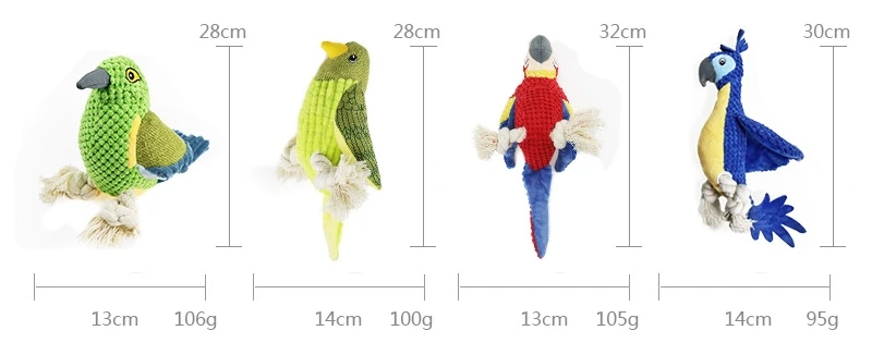 Pet Chew Toys Bird Dog Toy Cotton Rope Chewing Toy For Dogs