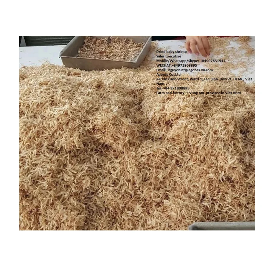 Dried small shrimps HACCP HALAL from Agenas co.ltd in Viet Nam with best quality +84973666089
