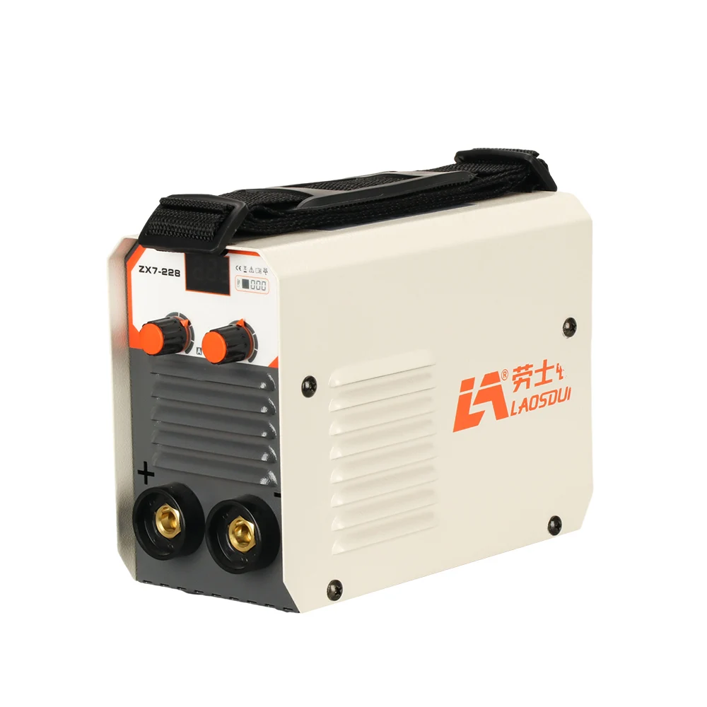 Home mini ZX7-228 portable 220v 120a arc force arc welders portable igbt inverter mma welding machine