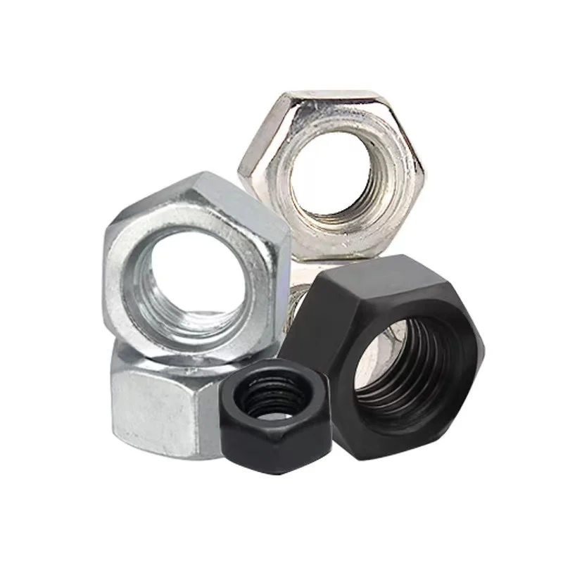 Custom-made Stainless Steel Bolt And Nut Hexagon M4-M16 Hex Flange Zinc Plated Nuts