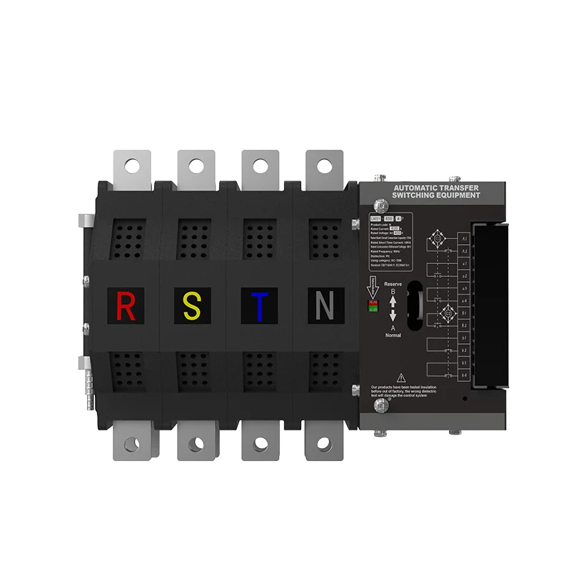 LVMA ATS OEM/ODM LMS1-630N/4P автоматический переключатель передачи данных класса ATSE Daul Power RTS 32A-630A