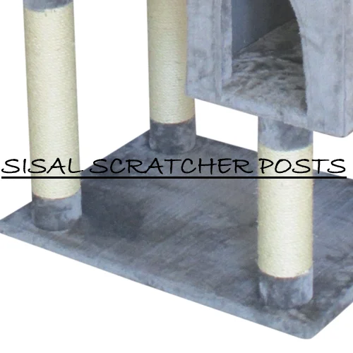 Multi Level Large Cat Tree Furniture Kitten Activity Toys Cat Tower with Scratching Post Condo &Platforms