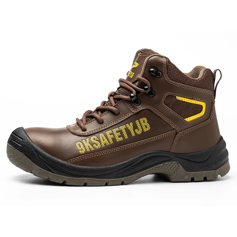 lightweight oil resistant waterproof work boots industrial men Anti smashing safety shoes with steel toe cap