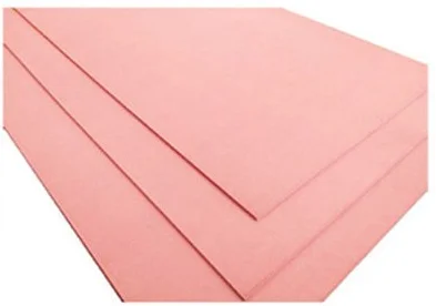 High quality  1220x2440x18mm FR fire proof  MDF /fire resistant MDF ,red color MDF for kitchens