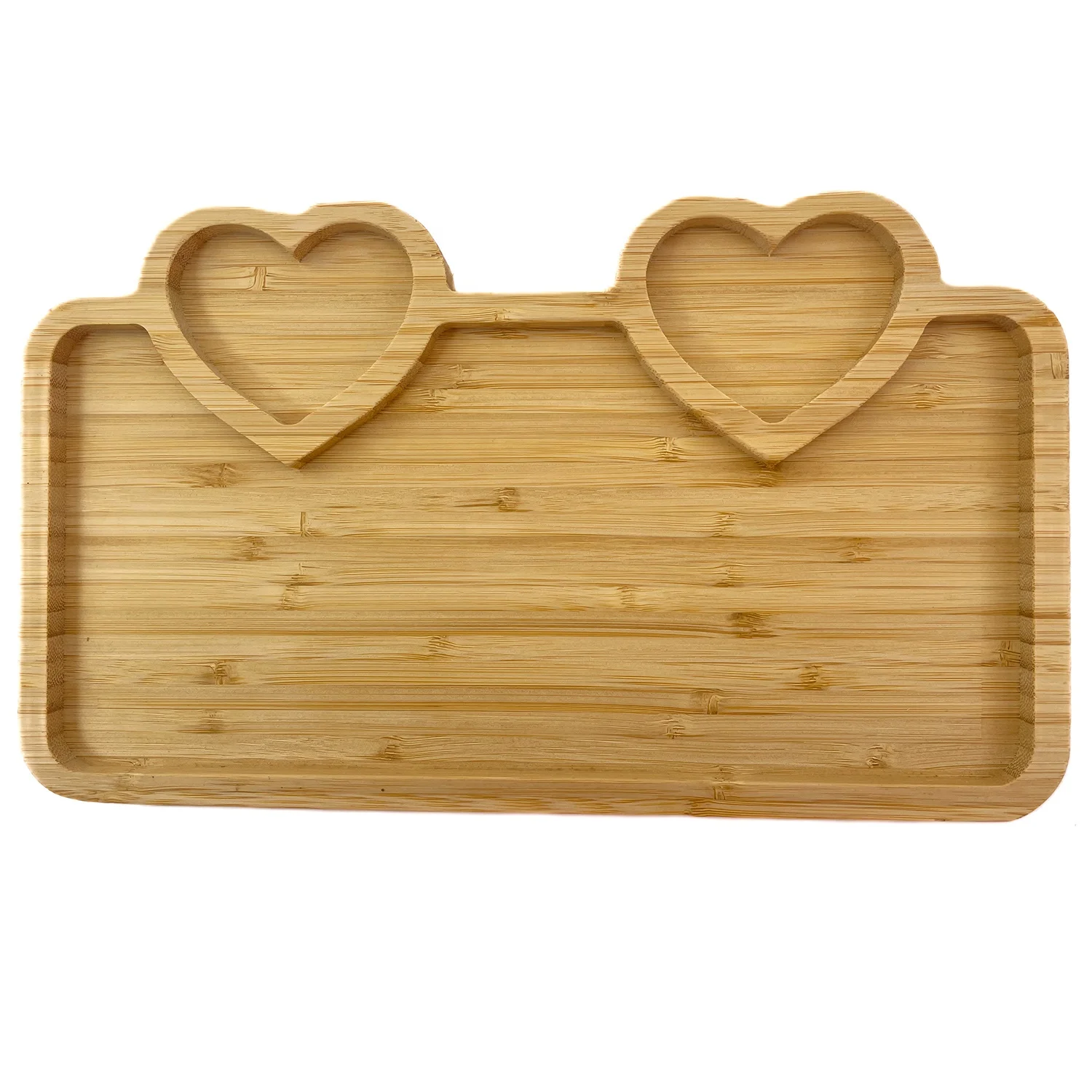 Creative Bamboo Fruit Plate Tray for Salad Sushi Plate Meal Fruit Nuts Pistachio Snack Bowl Tray