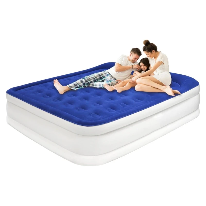 King Size Air Mattress Bed With Built in Pump Ultimate Comfort  Easy Inflation