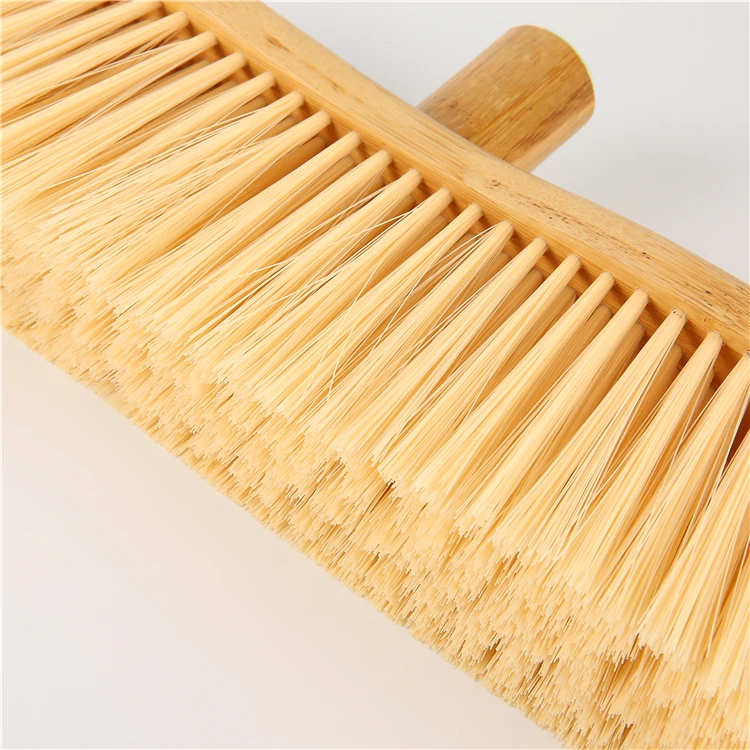 Household Cleaning Durable Soft Brooms Manufacturers Wooden Head Plastic Broom Head Wholesale