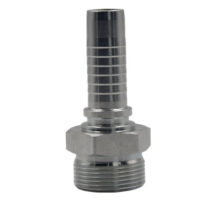 crimp metric hydraulic male /female hose fittings for oil press manufacturing