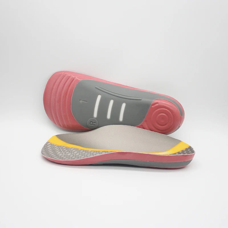 Orthotic Fallen Arches Support Insole Sports Silicone Gel Insoles Arch Support Orthopedic Sports Massaging Silicone Gel Insoles