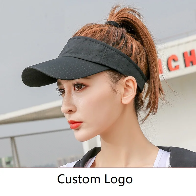 Оптовая продажа однотонная Бейсболка унисекс топлесс быстросохнущая сетчатая Солнцезащитная шляпа для мужчин и женщин на