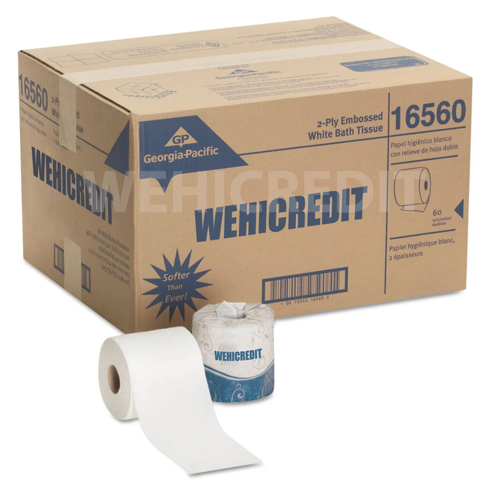 Wholesale Custom OEM organic Ultra Soft Coreless Hotel Bathroom Industrial Tissue Toilet Paper Tissue Roll