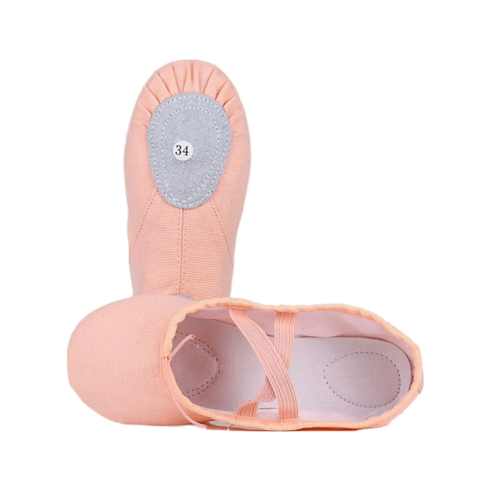 Factory wholesale custom girl ballet dance shoes soft wear comfortable