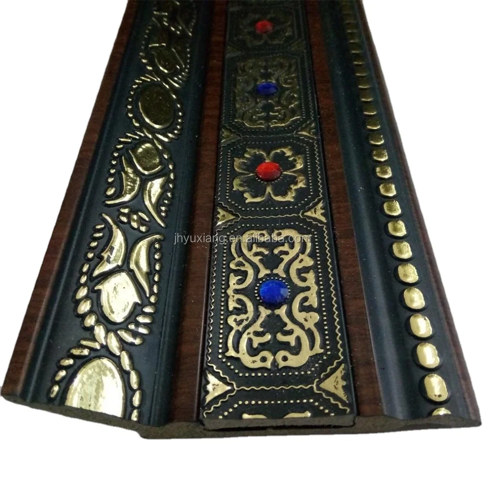jinhua yuxiang decorative material factory plastic crown cornice yiwu china