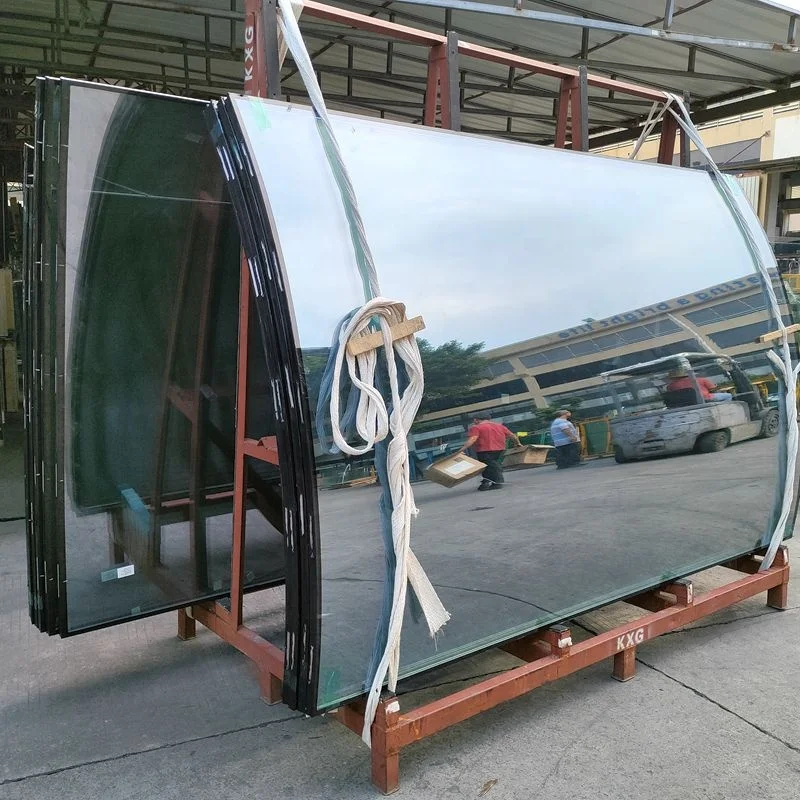 China glass factory real estate construction low radiation 10mm 12mm single silver low e glass window curtain wall price