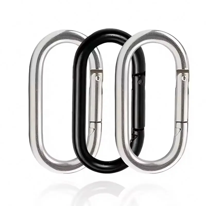 30kn Aviation Aluminum Alloy Swivel Swing Device Safety Carabiner For Yoga/hammock