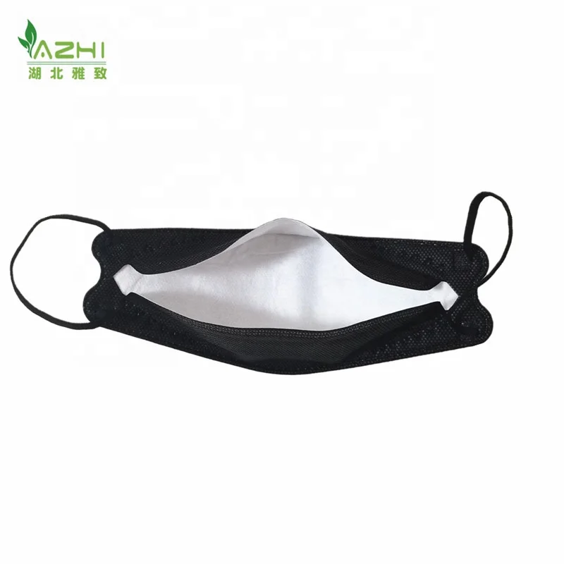 ISO /CE /BSCI PPE Face Mask KF94 Facial Masks ear loop kn94 masks Korea 4 ply black facemask non medical