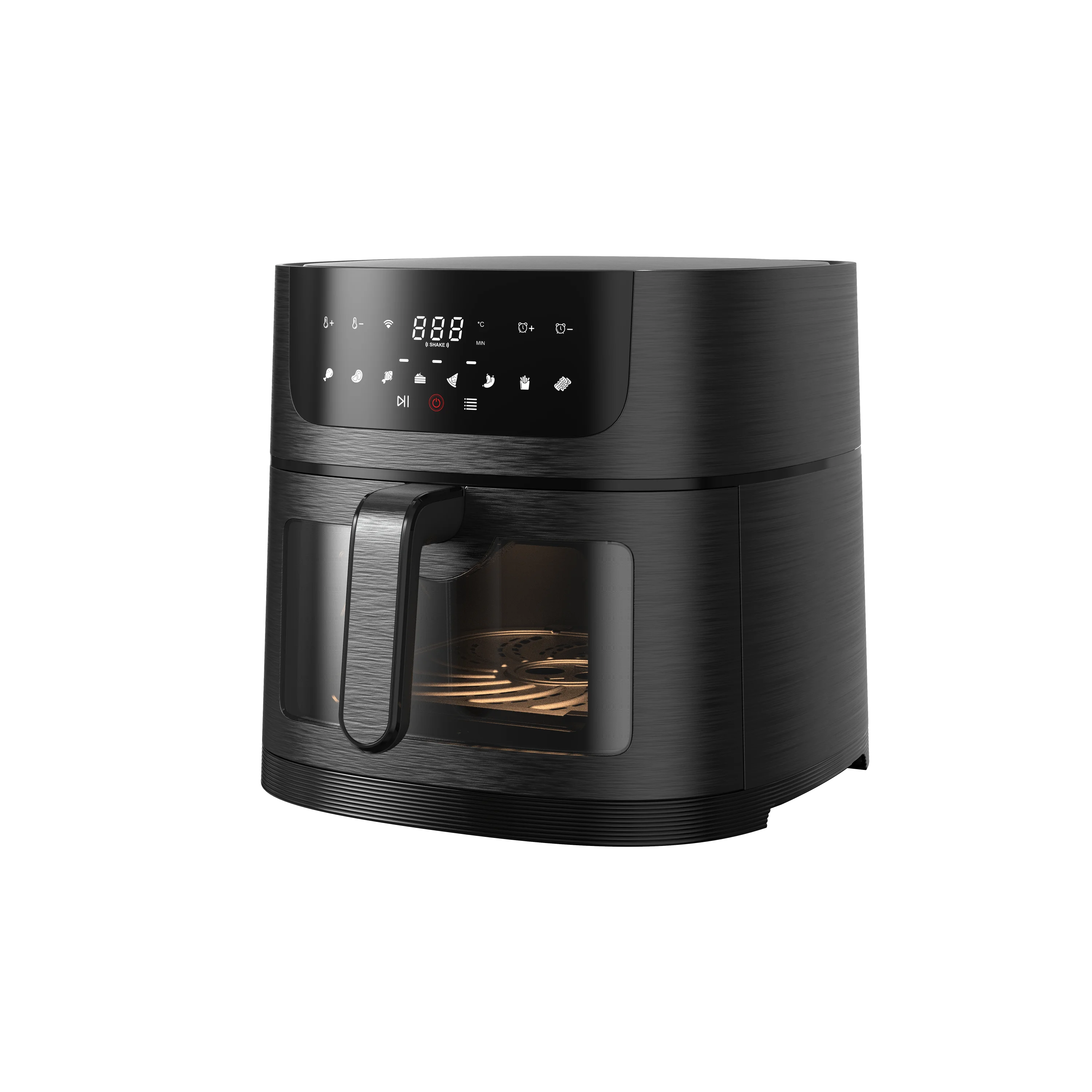 8L 1800W 220V Consumer Reports Best Air Fryer Hot Selling Mini Rack Air Fryer without Oil Digital Smart Air Fryer