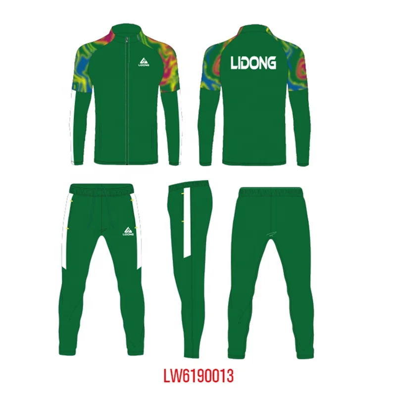 2021 Top Sale Manufacturer Accept Custom Tracksuit Excellent Quality Digital Printing  Mens Tracksuit Custom For Customer