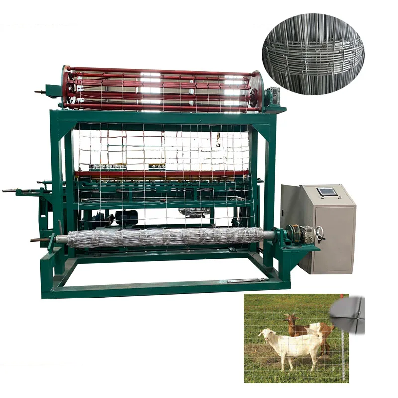 Full Automatic grassland cattle fence net making machine for farm field fence
