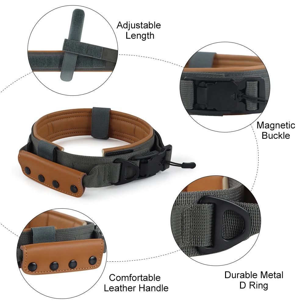 New Design Professional Custom High QCustom High Quality Nylon Dog Collar Unique Durable Training  Adjustable Dog Leather Collar