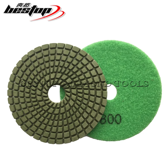 4 Inch Wet Granite Marble Diamond Polishing Pad Set