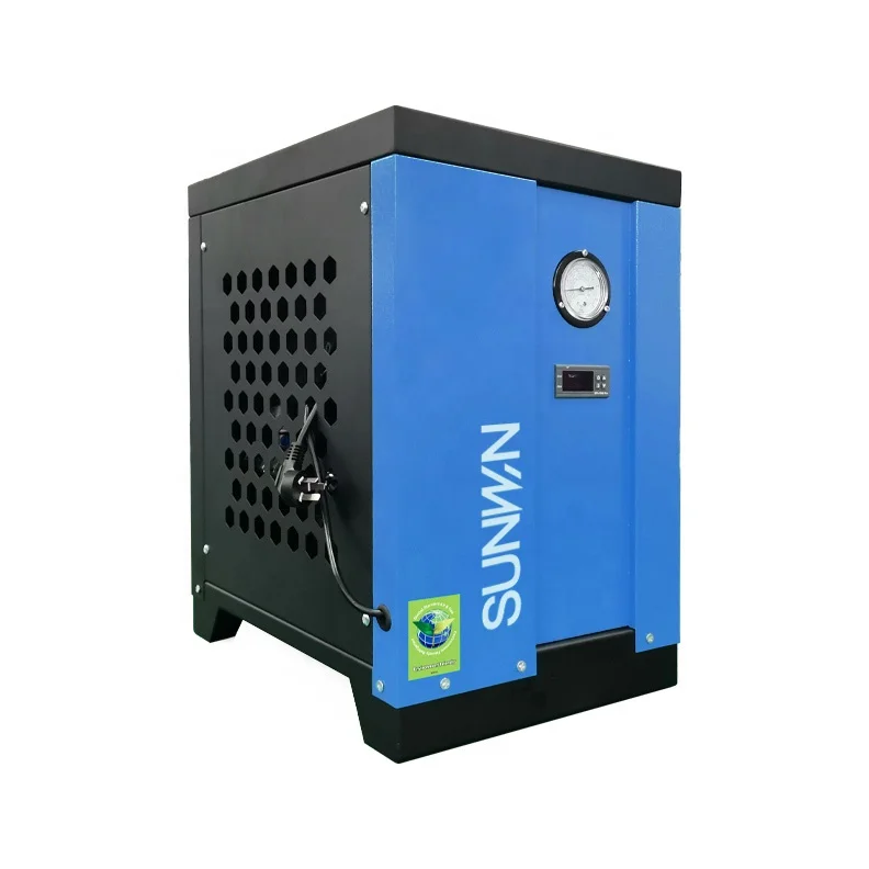 100CFM 220V Aluminum Heat Exchange Refrigerated Compressed Air Dryer