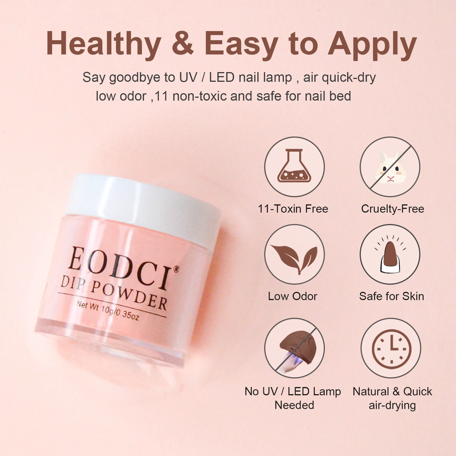 41Pcs Dip Powder Nail Kit Starter Set Nude Pink Dipping Powder System Liquid Set With Base & Top Coat