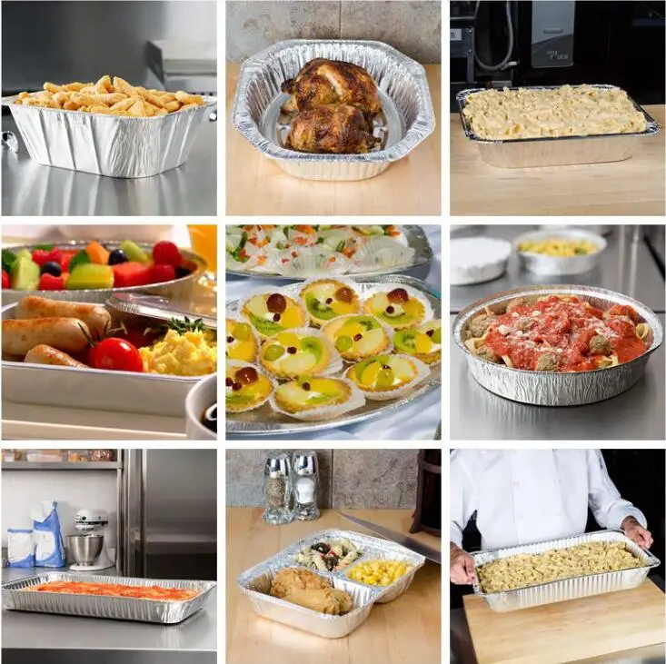 aluminum foil trays for food