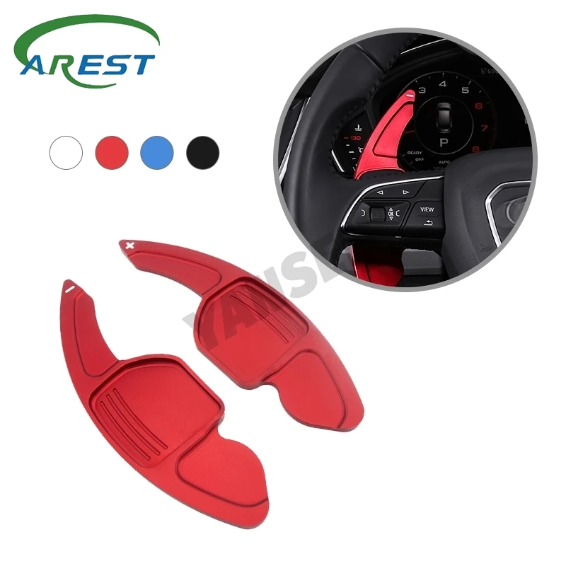 Shift Paddle Shifter Extension for Audi A3 A4L A5 A6 A7 A8 S5 Q7 TT 2012 2013 2014 2015 2016 Steering Wheel Car Accessories