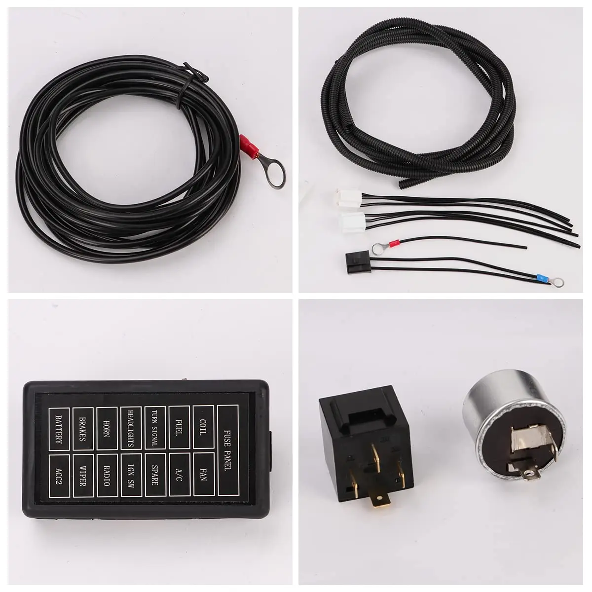 High quality 14 circuit wiring harness for street muscle car hot rod rat XL copper wiring harness 12 V wiring harness kit