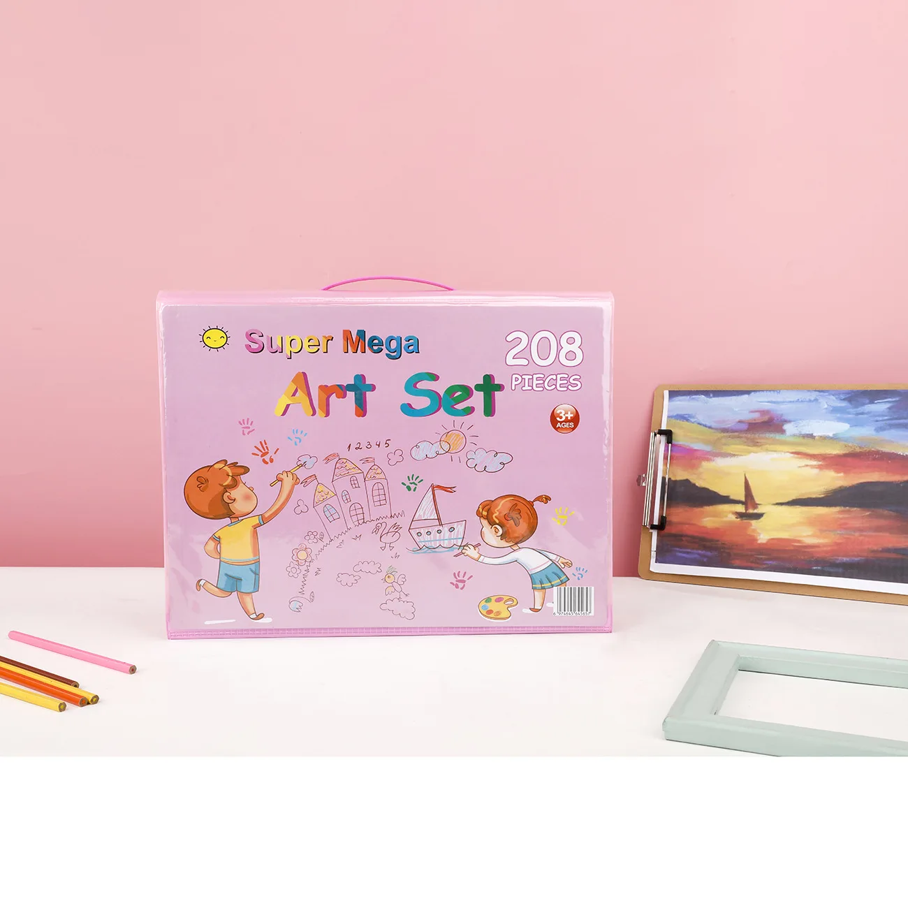 H43 Dual Brush Markers Pens Set 208 Artist Coloring Marker Fineliner Brush Tip Premium Case Adults Kids Journal Drawing Doodling
