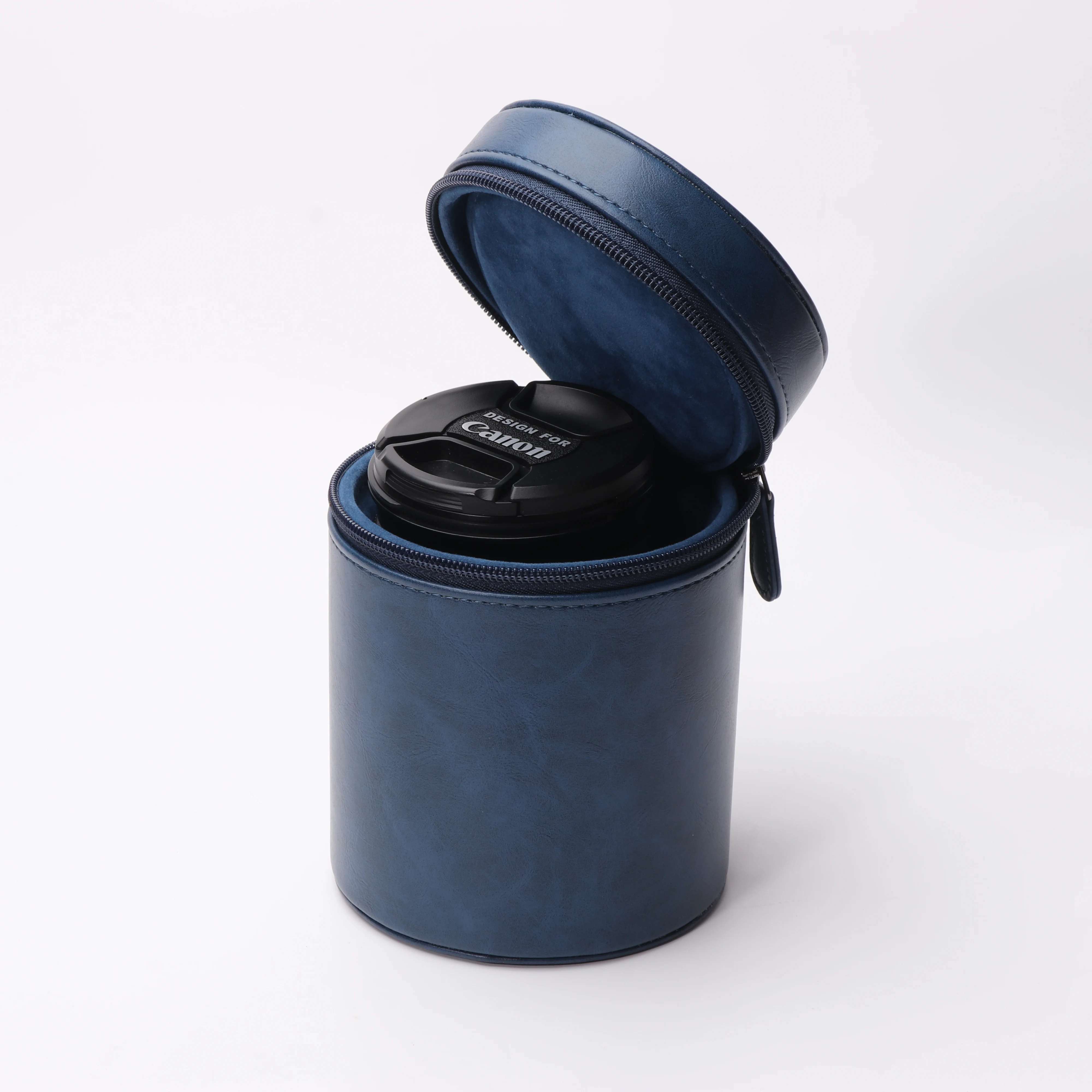 DSLR Camera Bag Durable Leather Camera Lens Bag Pouch Luxury PU Leather Waterproof And Shockproof Camera Lens Case Box