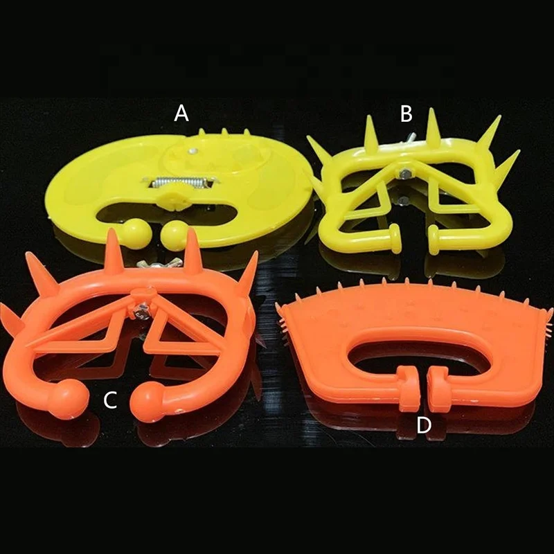 Plastic Bull Cattle Cow Nose Ring Thorn Milking Stop Kit Calf Anti Sucking Farm Livestock Animal Weaner