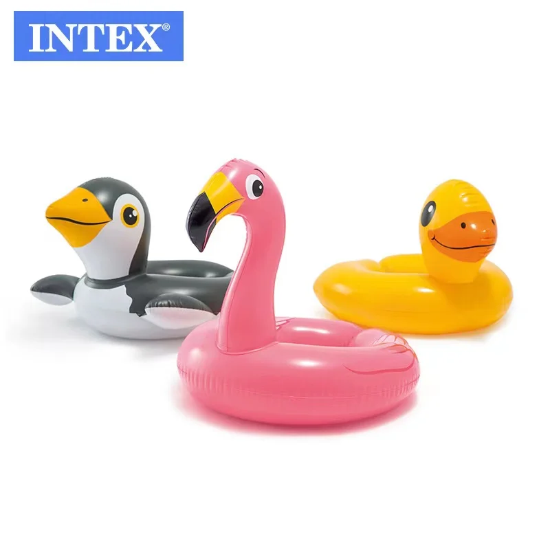 B01 INTEX 59220 ANIMAL SPLIT RINGS inflatable Animal split swimming float swimming pool accessories sun loungers