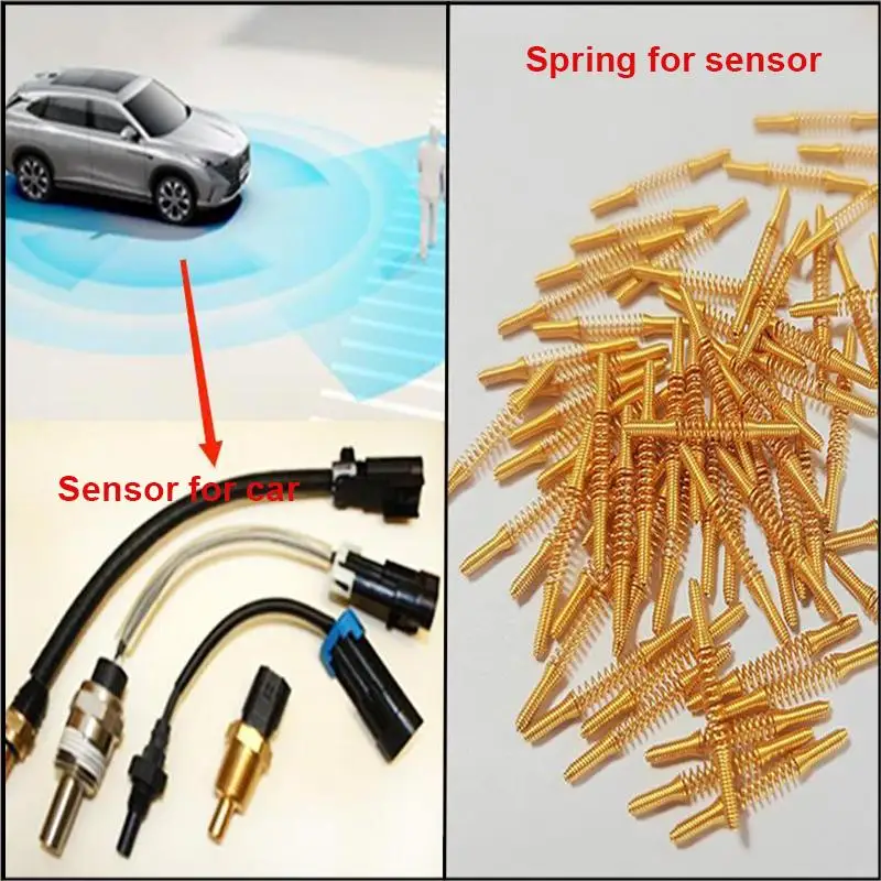 Auto spiral stainless steel spring slinky copper compression spring length sensor spring for car