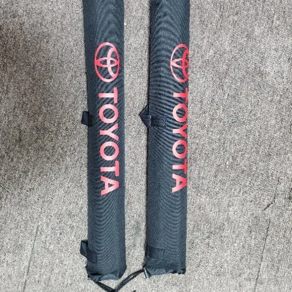 
car accessories brand black roof rack pad car roof rack soft strap rack pad for luggage carrier 