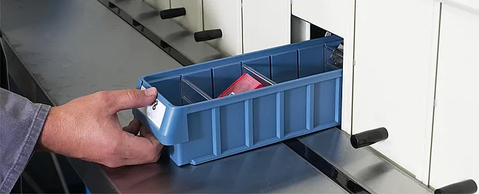 Small Parts Storage Box Tray Plastic for Tools Screws Screws in Warehouse for Organization 400x117x90MM