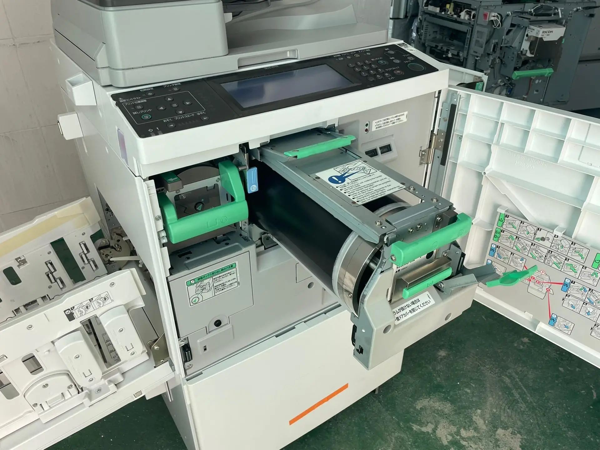 High speed Digital Duplicator 135ppm Inkjet printer For Ricoh HQ9000 CP6346 DD6650 All-in-one A3 paper Refurbished  Machine