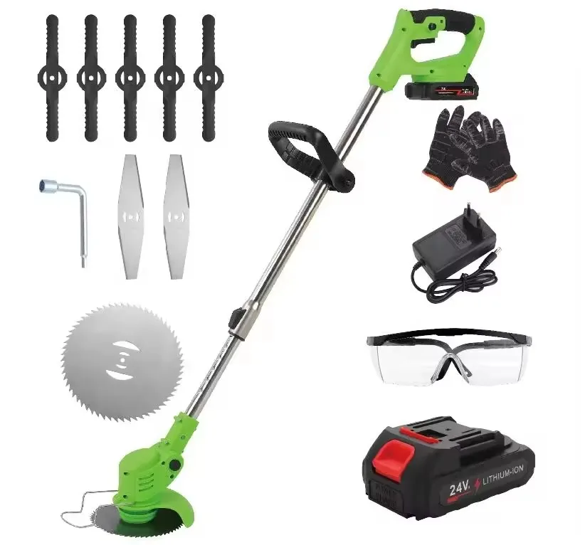 6inch Pure Copper Cordless Garden Grass Trimmer 2-Stroke 125cc Industrial Grade Lawn Mower for Cutting Lawn