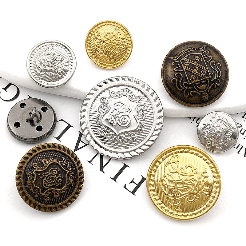 Brass Buttons for Ceremonial Wear garment brass uniform shank button