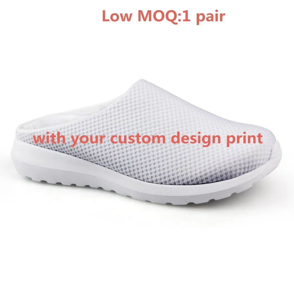 THIKIN Beautiful Pattern Print Hospital Clog Unisex Breathable Classic Clog Women Beach Aqua Clogs Shoes